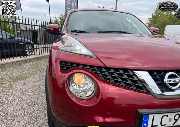 Nissan Juke cena 48500 przebieg: 144000, rok produkcji 2015 z Radymno małe 781